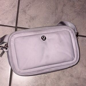 lululemon athletica Light Gray crossbody bag
